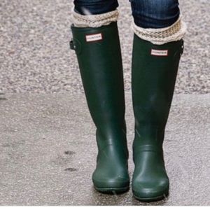 Tall Green Hunter boots